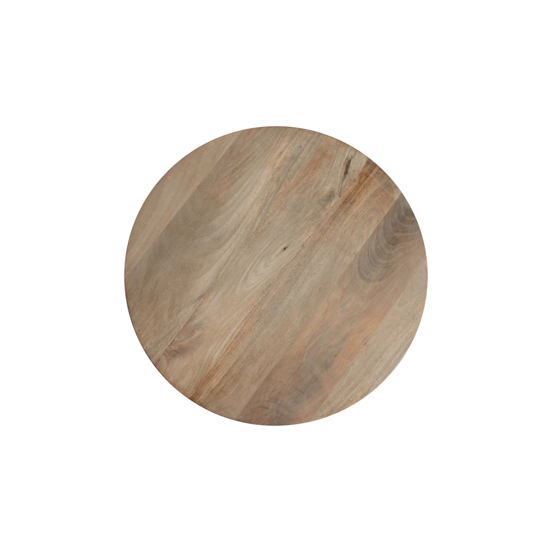 Tavolino laterale Reversed Fluted Naturale 55cm Raw Materials