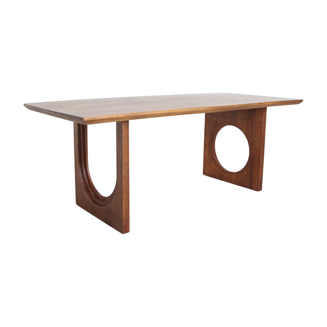 Tavolo da pranzo Bullnose Chamfered Mix Legno di mango 180cm Raw Materials