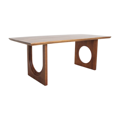 Tavolo da pranzo Bullnose Chamfered Mix Legno di mango 200cm Raw Materials