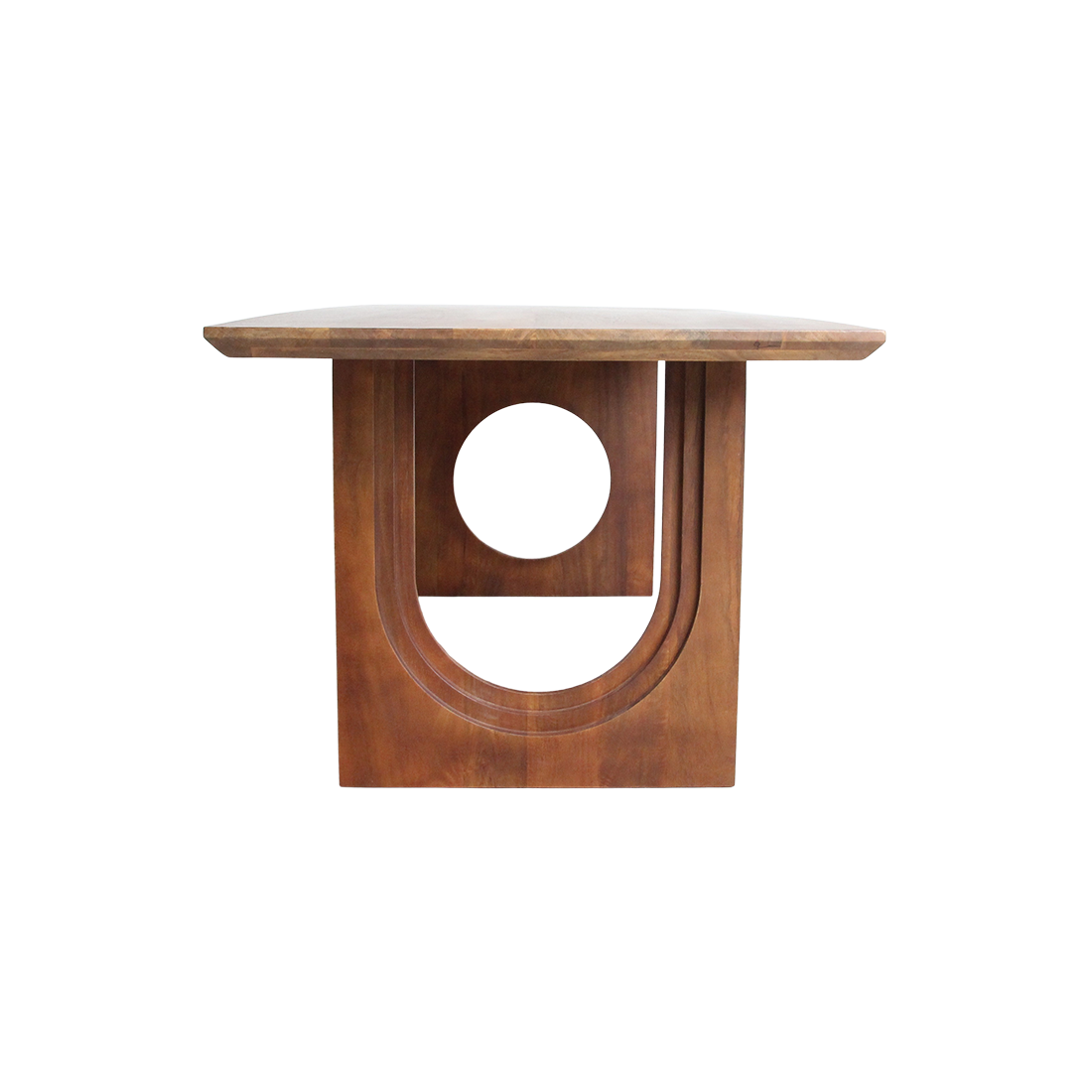 Tavolo da pranzo Bullnose Chamfered Mix Legno di mango 200cm Raw Materials