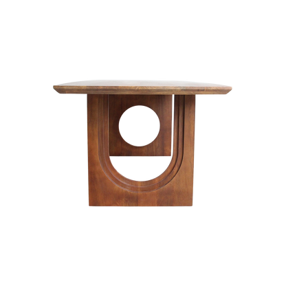Tavolo da pranzo Bullnose Chamfered Mix Legno di mango 200cm Raw Materials