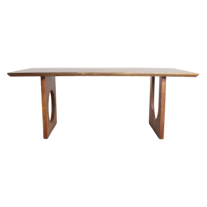 Tavolo da pranzo Bullnose Chamfered Mix Legno di mango 240cm Raw Materials