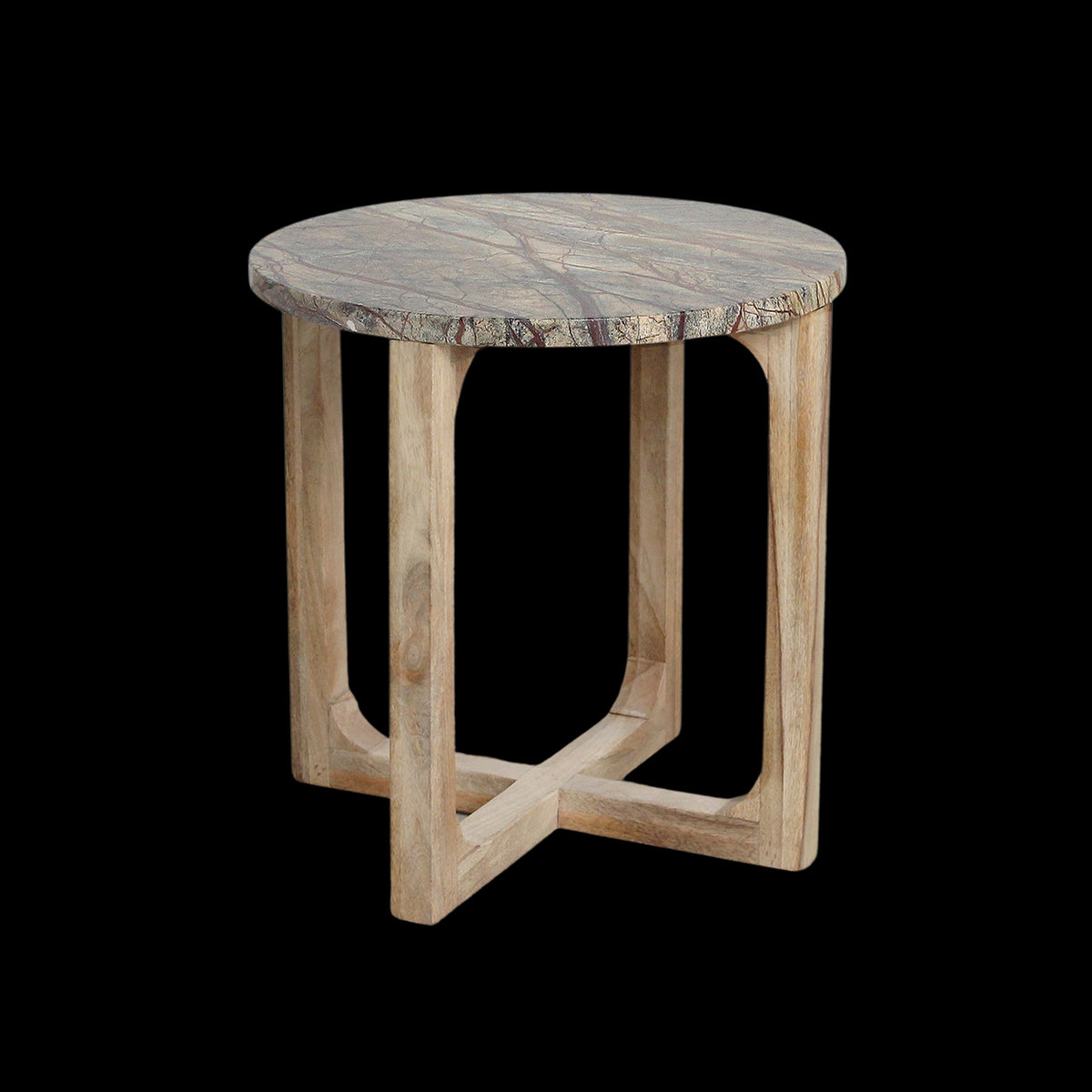 Tavolino Bizar Marmo- 50x50x50 cm Raw Materials
