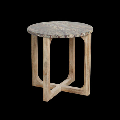 Tavolino Bizar Marmo- 50x50x50 cm Raw Materials