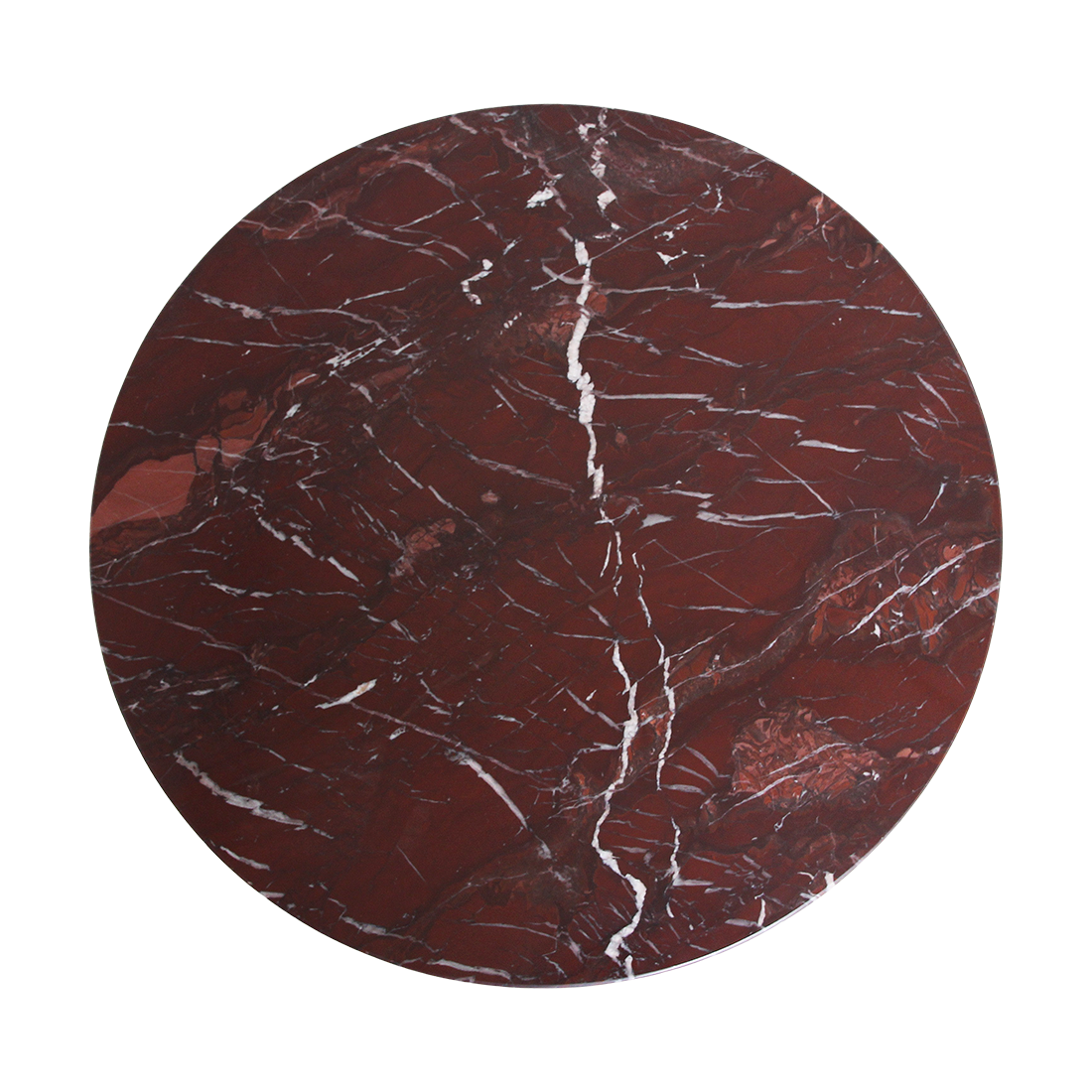 Tavolino in marmo rotondo ‘Cherry’ Raw Materials