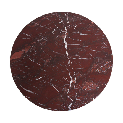 Tavolino in marmo rotondo ‘Cherry’ Raw Materials