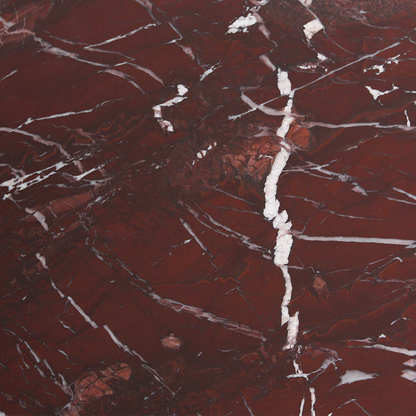 Tavolino in marmo rotondo ‘Cherry’ Raw Materials