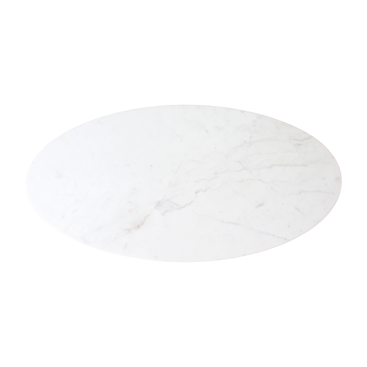 Tavolino da salotto Marmo Ovale Bianco Raw Materials