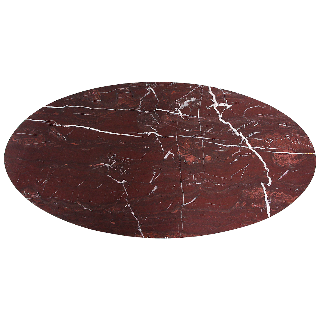 Tavolino da salotto ovale in marmo ‘Cherry’ Raw Materials