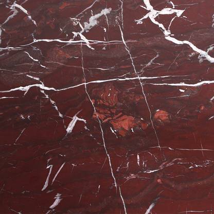 Tavolino da salotto ovale in marmo ‘Cherry’ Raw Materials