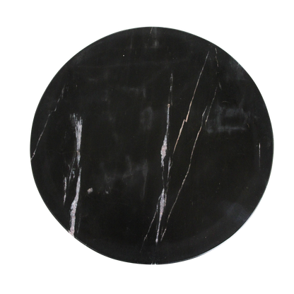 Tavolino Sabah Marmo Nero Ø40x50cm Raw Materials