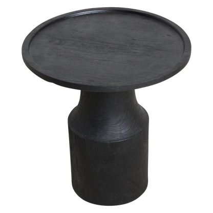 Tavolino Nero Midnight Raw Materials