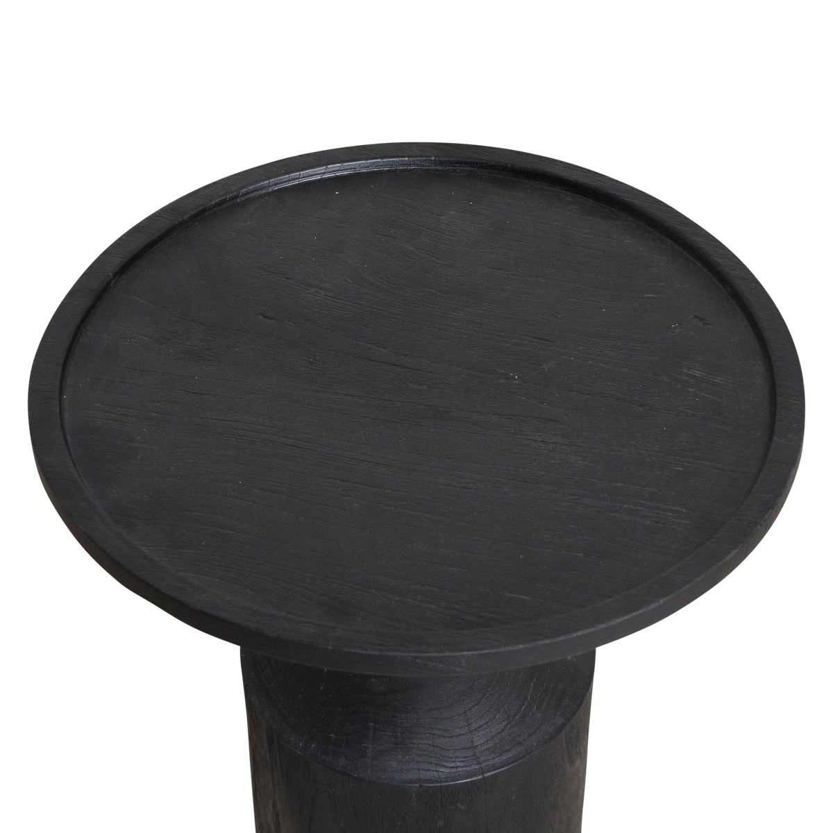 Tavolino Nero Midnight Raw Materials