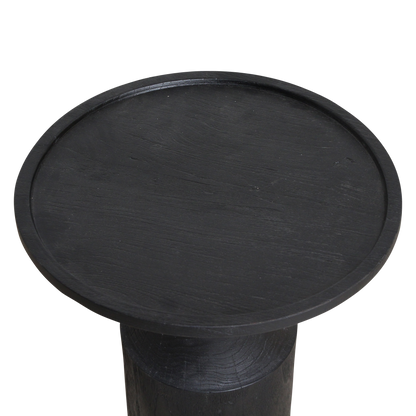 Tavolino Nero Midnight Raw Materials