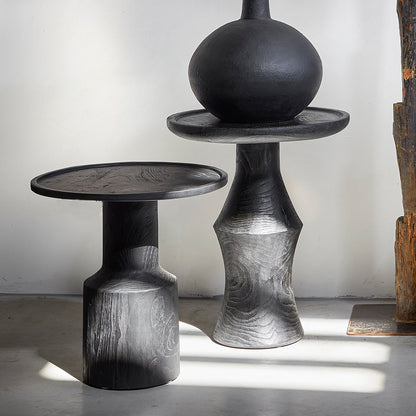 Tavolino Nero Midnight Raw Materials