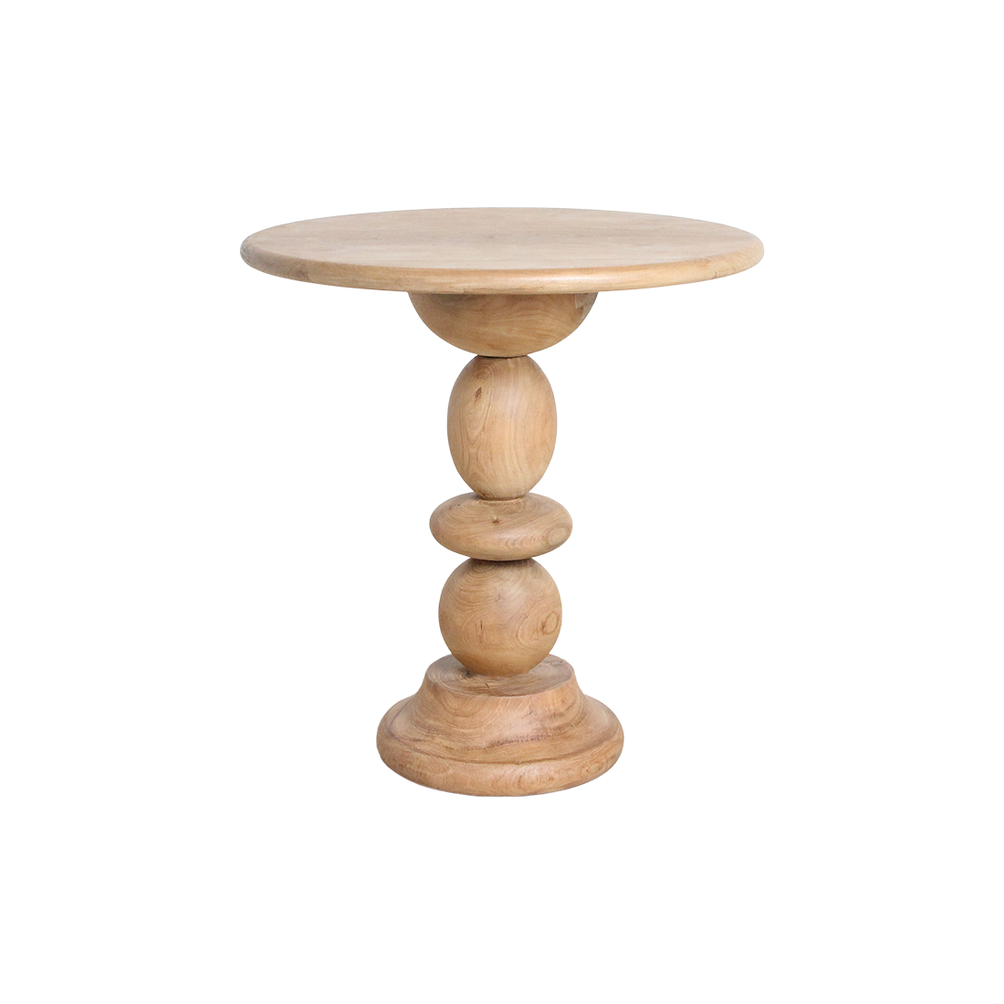 Tavolo da bistrot per esterni Tao in teak Ø69 cm Raw Materials