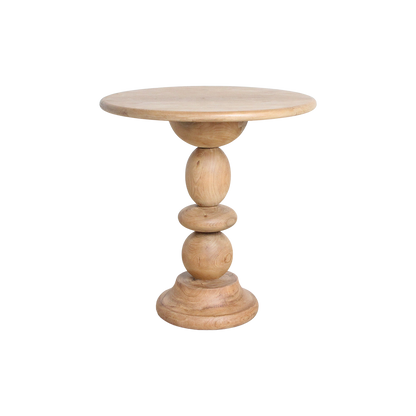 Tavolo da bistrot per esterni Tao in teak Ø69 cm Raw Materials