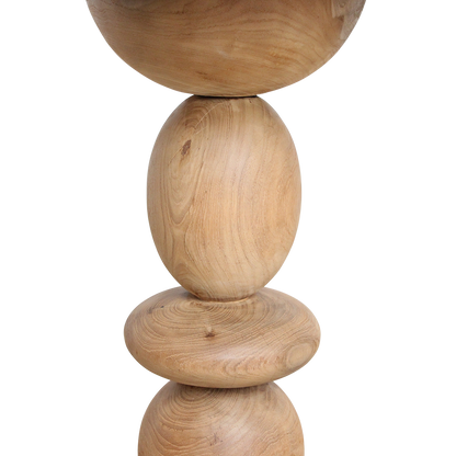 Tavolo da bistrot per esterni Tao in teak Ø69 cm Raw Materials