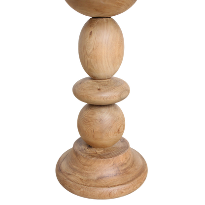 Tavolo da bistrot per esterni Tao in teak Ø69 cm Raw Materials
