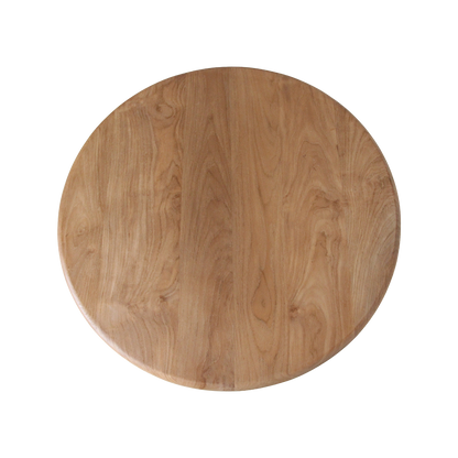Tavolo da bistrot per esterni Tao in teak Ø69 cm Raw Materials