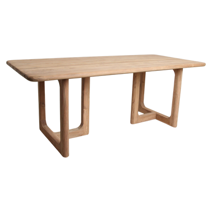Tavolo da giardino in teak Primavera 200 cm Raw Materials