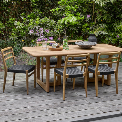 Tavolo da giardino in teak Primavera 240 cm Raw Materials