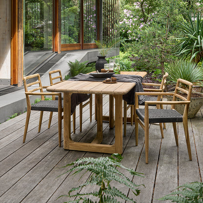 Tavolo da giardino in teak Primavera 240 cm Raw Materials