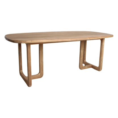 Tavolo da pranzo Invierno in teak 200 cm Raw Materials