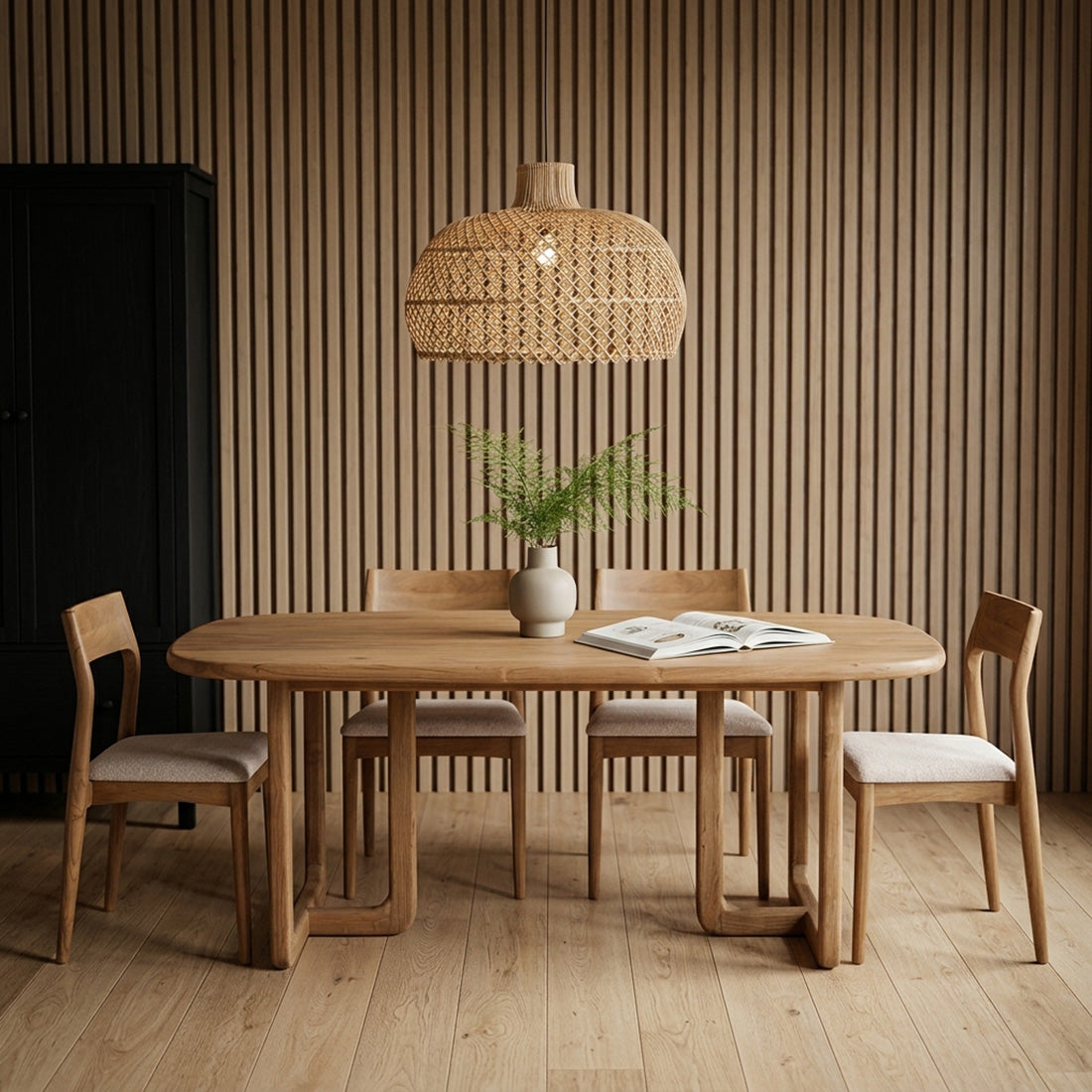 Tavolo da pranzo Invierno in teak 200 cm Raw Materials