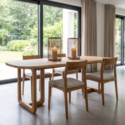 Tavolo da pranzo Invierno in teak 200 cm Raw Materials