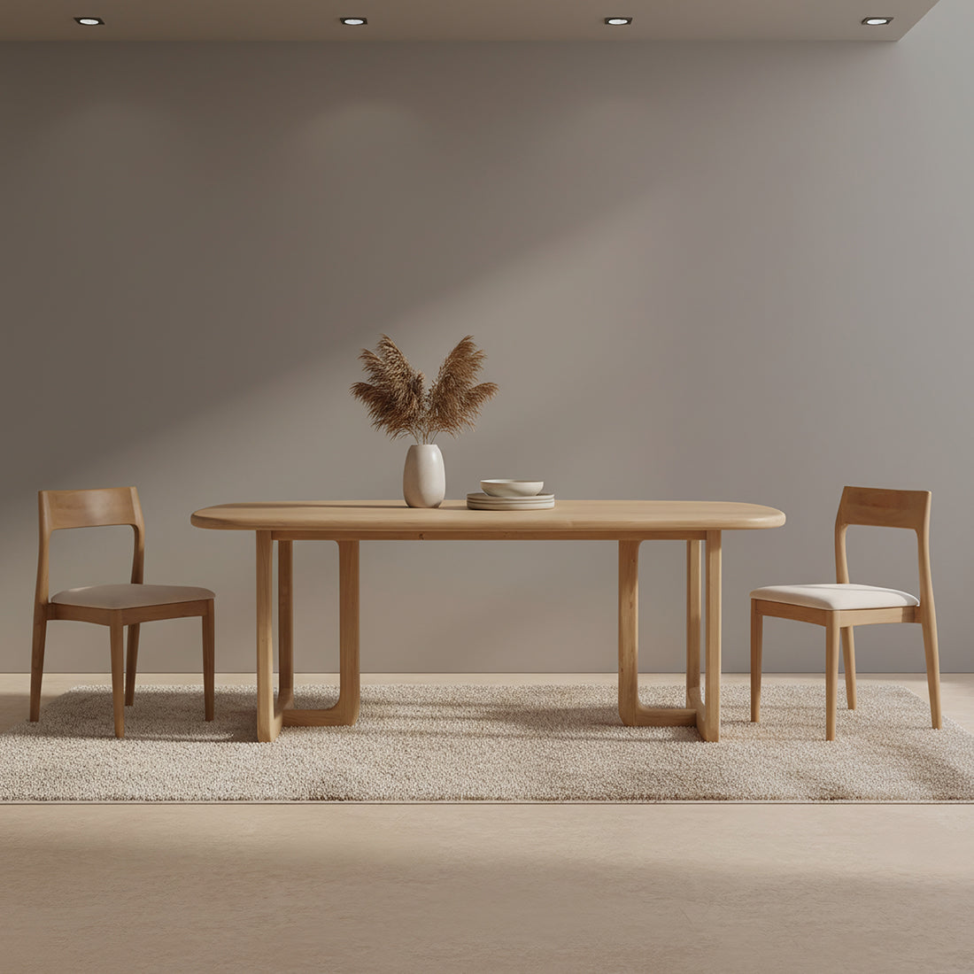 Tavolo da pranzo Invierno in teak 240 cm Raw Materials