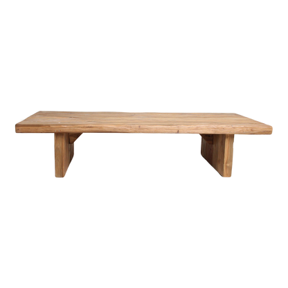 Tavolino da salotto rettangolare in teak FSC da materie prime riciclate