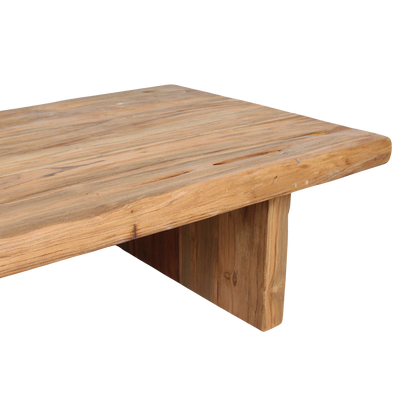 Tavolino da salotto rettangolare in teak FSC da materie prime riciclate