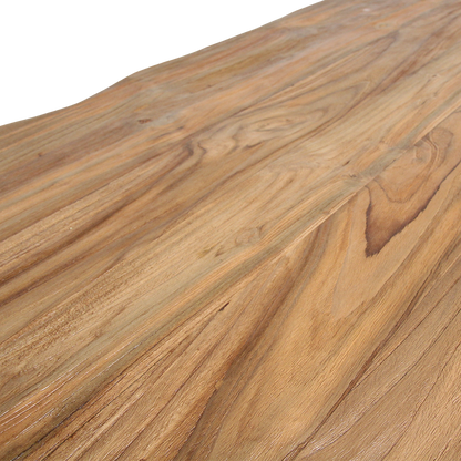 Tavolino da salotto rettangolare in teak FSC da materie prime riciclate