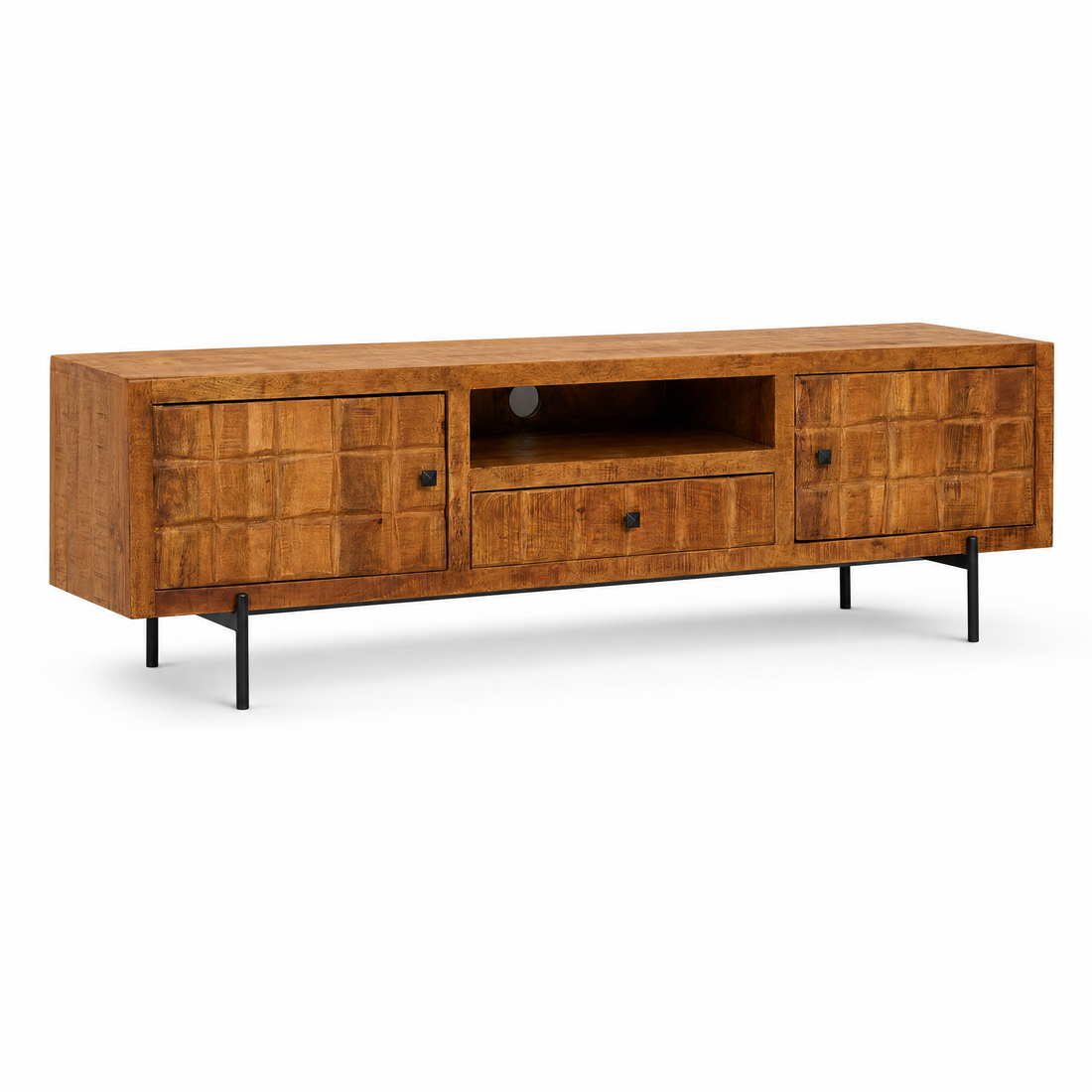 Mobile TV Brandy in legno di mango 180 cm Starfurn