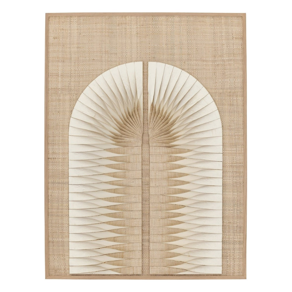 MUST Living Pannello da parete Bow Eco Art Palma intrecciata