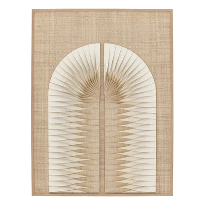 MUST Living Pannello da parete Bow Eco Art Palma intrecciata