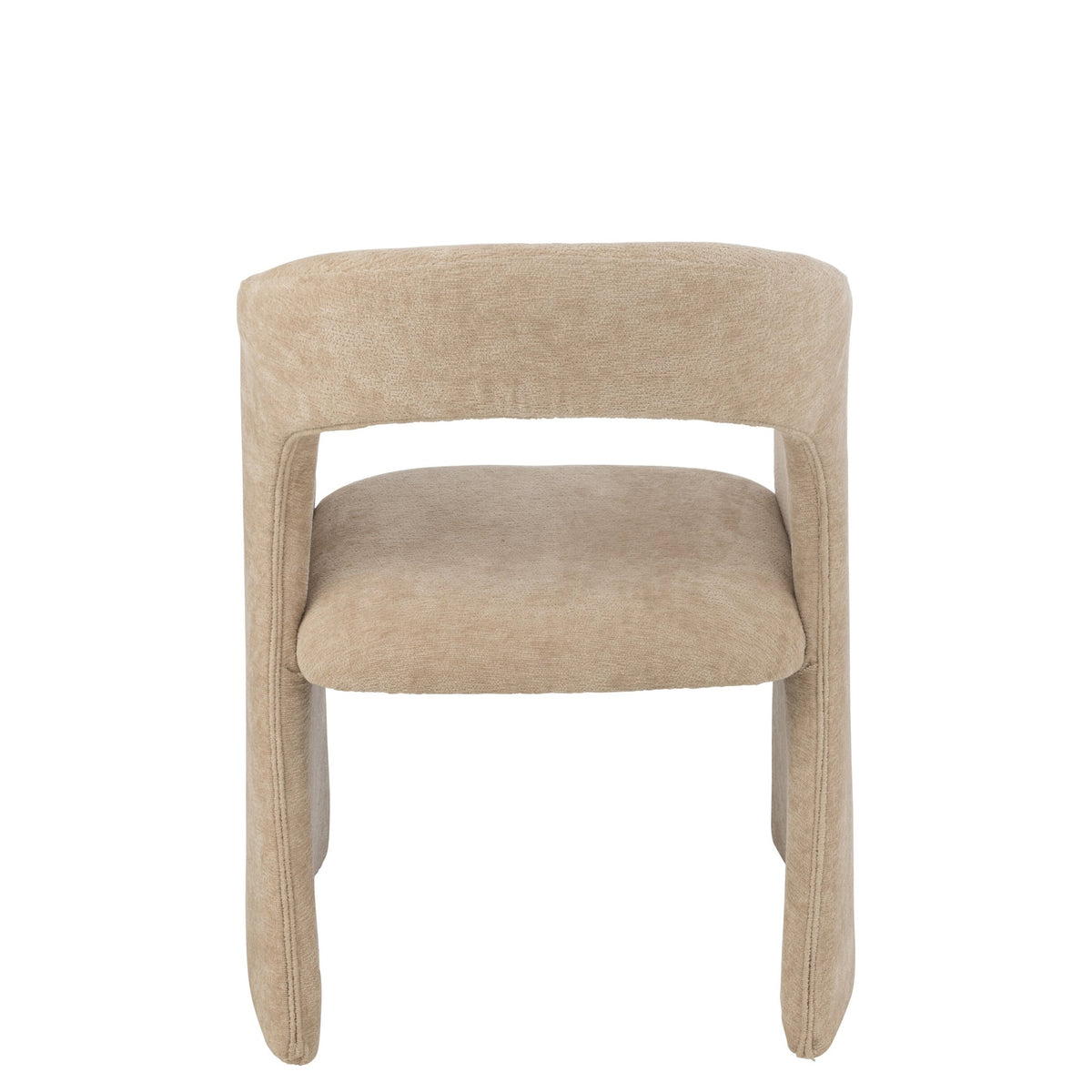 Sedia in tessuto Anise beige J-Line