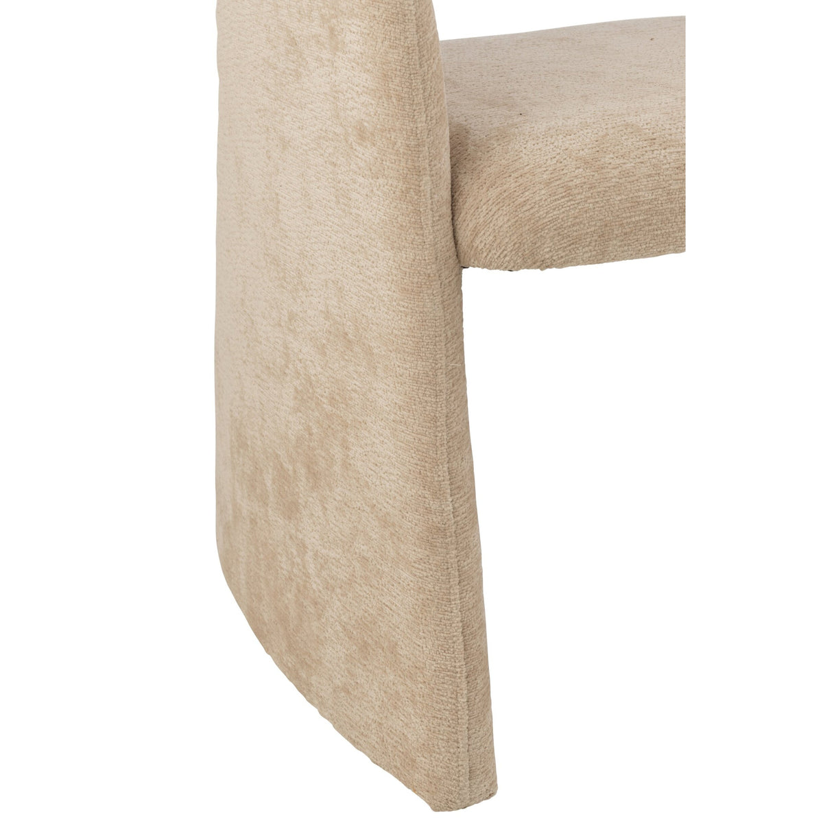 Sedia in tessuto Anise beige J-Line