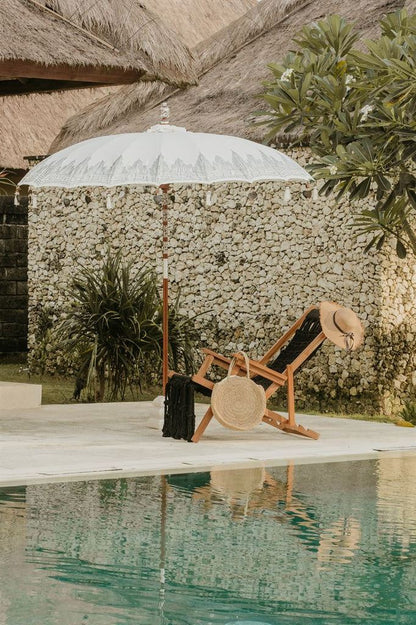 Bali Parasol - Half Zilver Crème - 280cm - Parasol - Todo Bien - livinglovely.nl