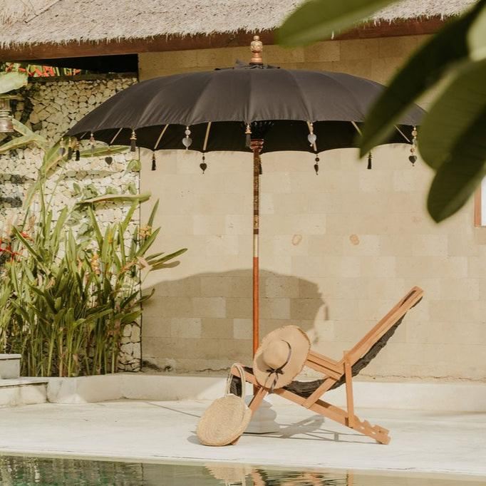 Bali Parasol - Zwart - 250cm - Parasol - Todo Bien - livinglovely.nl