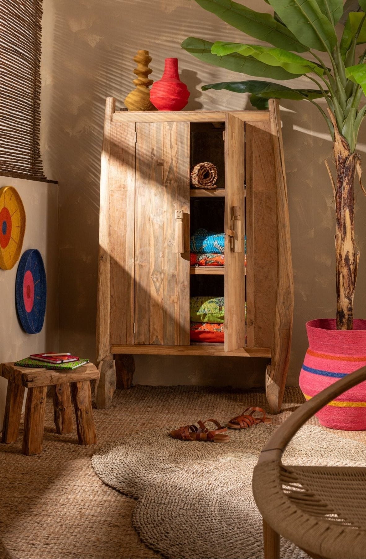 Palma da banana in plastica verde/marrone H250 cm J-Line