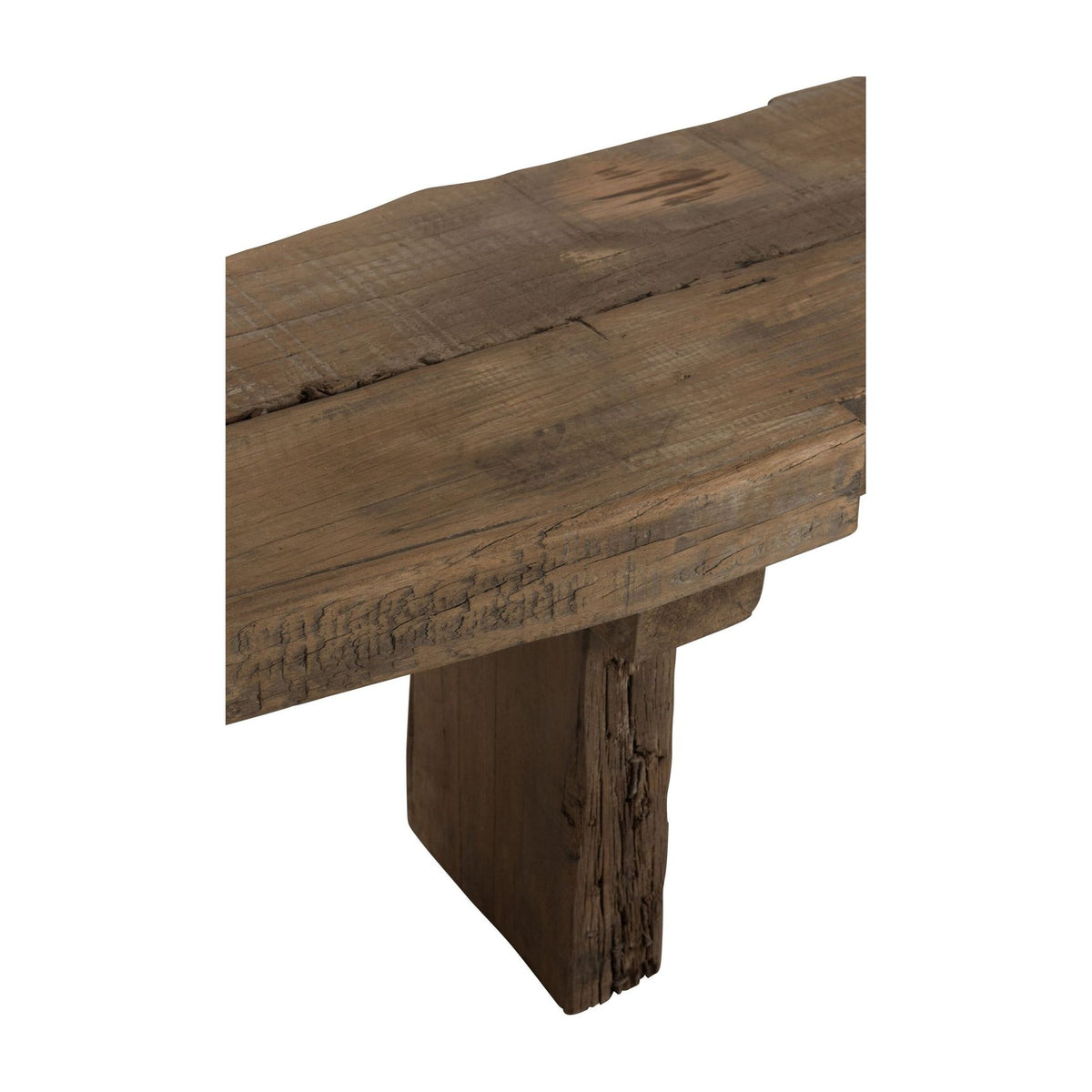 Divano Rough in legno riciclato marrone J-Line
