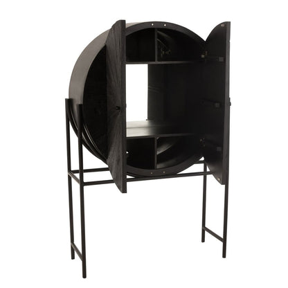 Mobile Shanil in legno riciclato nero J-Line