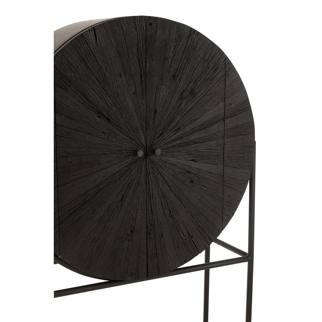 Mobile Shanil in legno riciclato nero J-Line