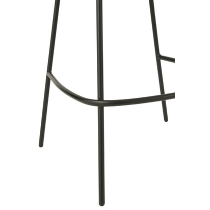 Sgabello da bar in ferro beige/nero - J-Line
