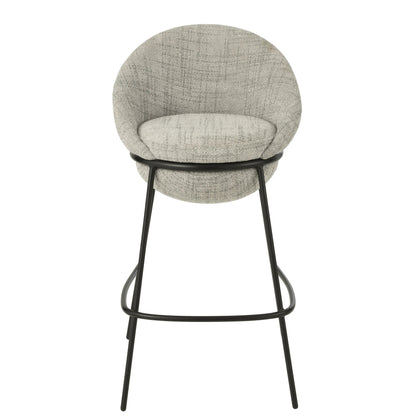 Sgabello da bar in ferro grigio/nero - J-Line