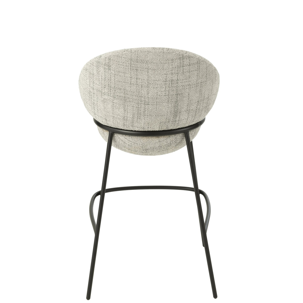 Sgabello da bar in ferro grigio/nero - J-Line
