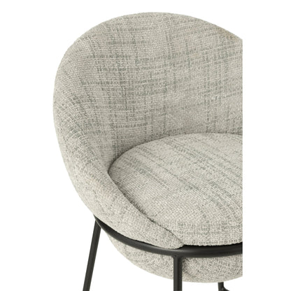 Sgabello da bar in ferro grigio/nero - J-Line