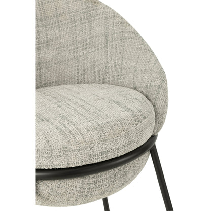 Sgabello da bar in ferro grigio/nero - J-Line
